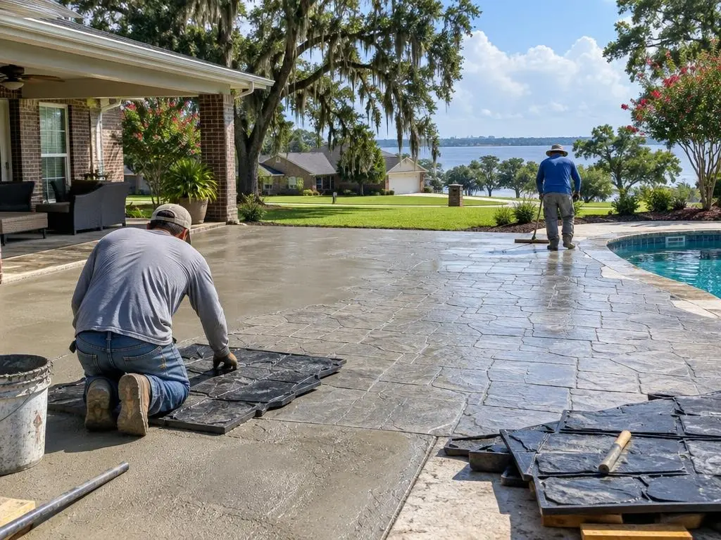 Stamped Concrete in Baton Rouge, LA
